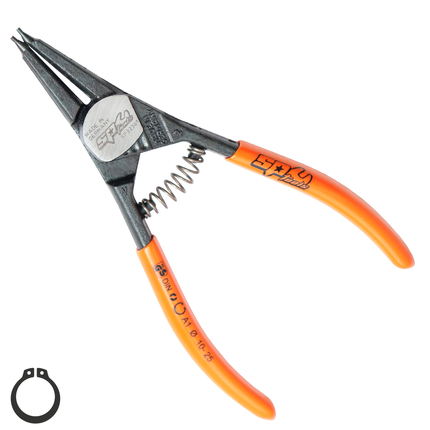 SP Tools Pliers & Cutters - HD Circlip External Straight (10-25mm) Precision 140mm SP32361
