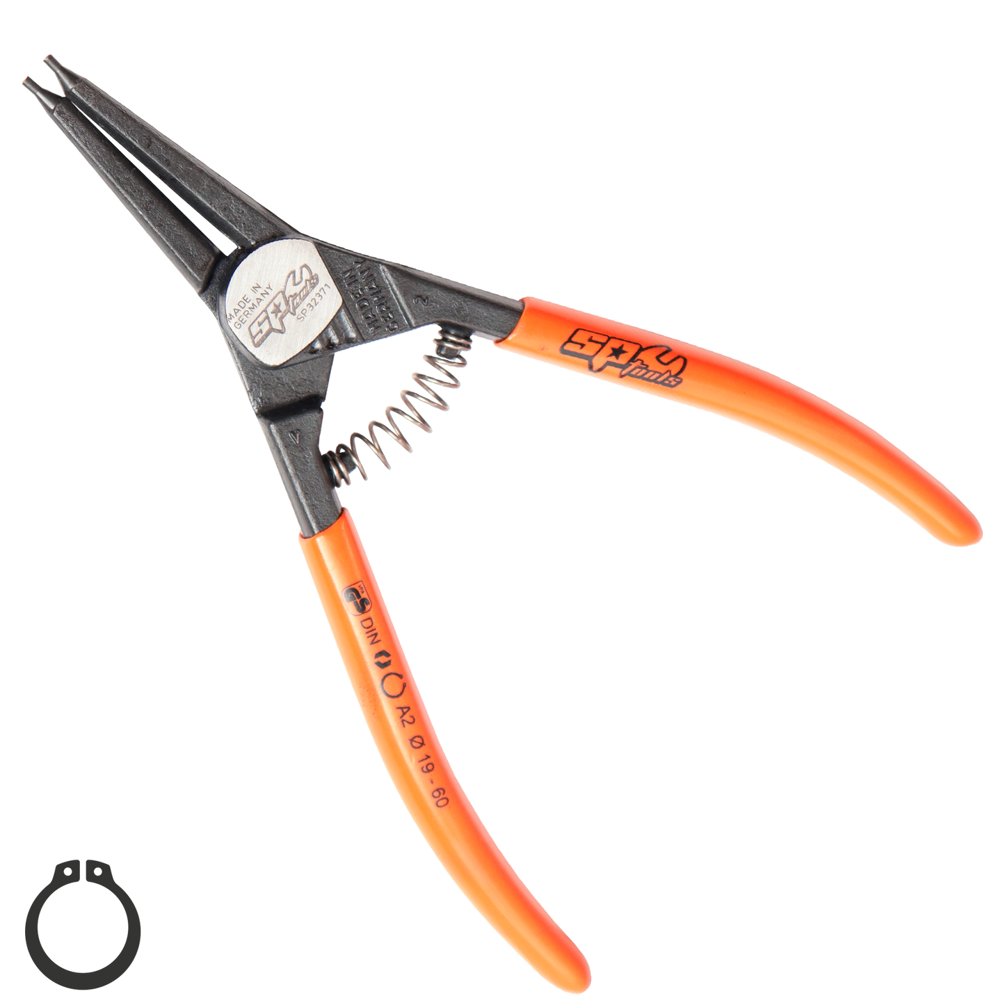 SP Tools Pliers & Cutters - HD Circlip External Straight (19-60mm) Precision 175mm SP32371