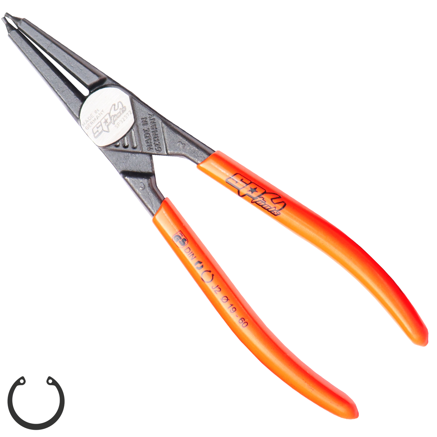 SP Tools Pliers & Cutters - HD Circlip Internal Straight (19-60mm) Precision 185mm SP32372