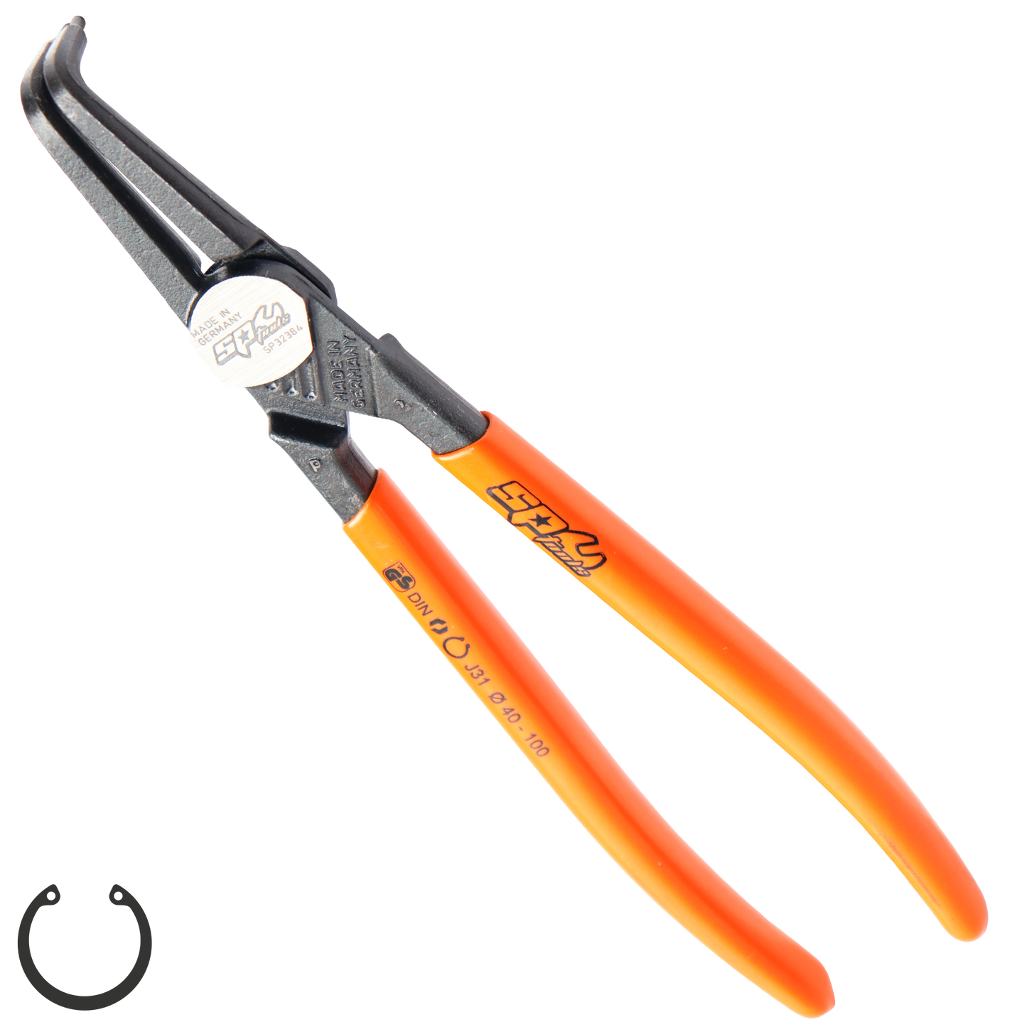SP Tools Pliers & Cutters - HD Circlip Internal Bent (40-100mm) Precision 215mm SP32384