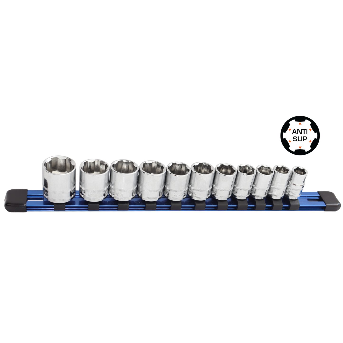 SP Tools Xtreme Grip Socket 1/4"Dr 11pc Metric  4-14mm SP33014