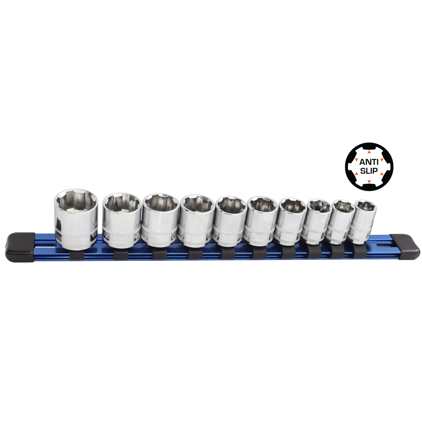 SP Tools Xtreme Grip Socket 3/8"Dr 10pc Metric  10-19mm SP33024