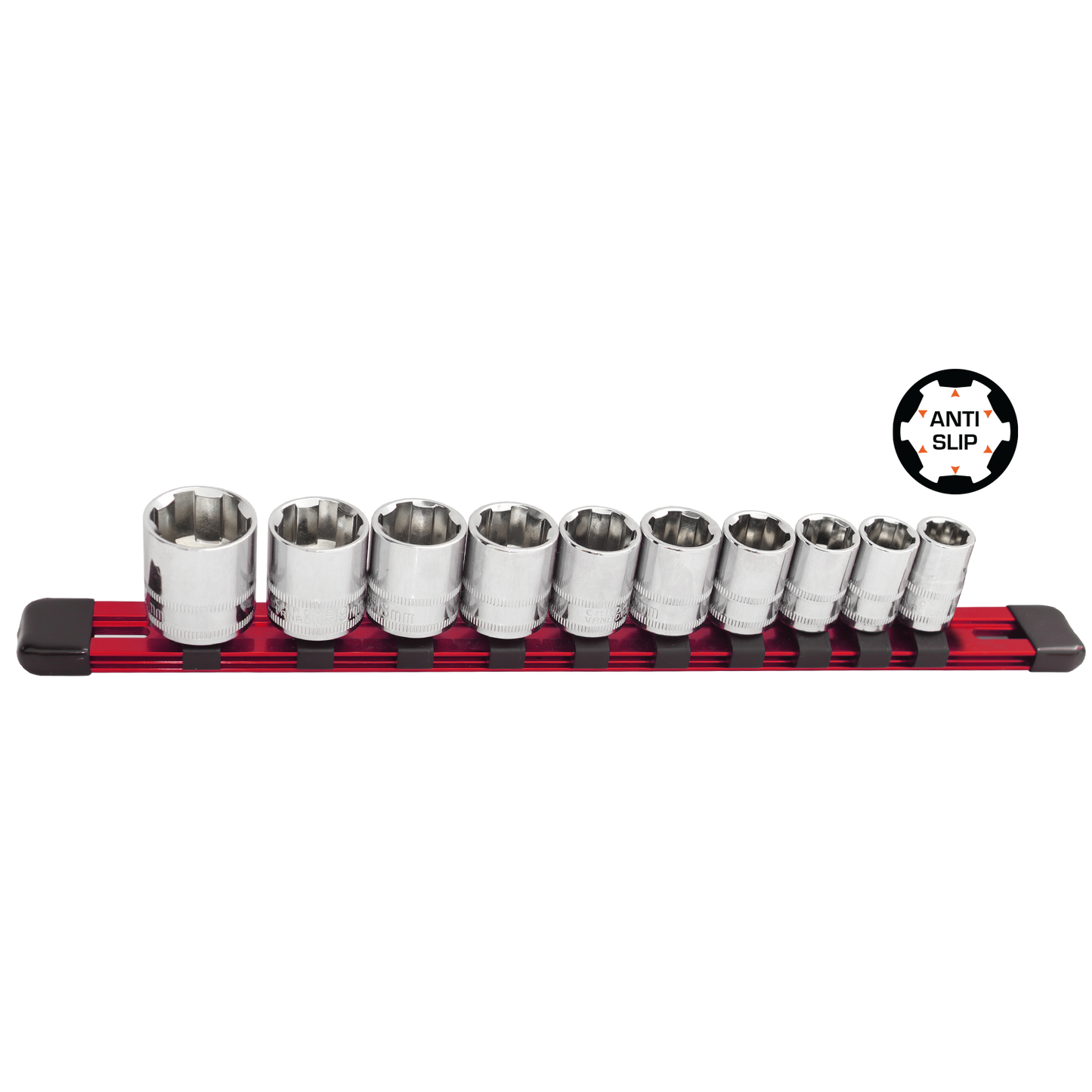 SP Tools Xtreme Grip Socket 3/8"Dr 10pc SAE  5/16"-7/8" SP33025