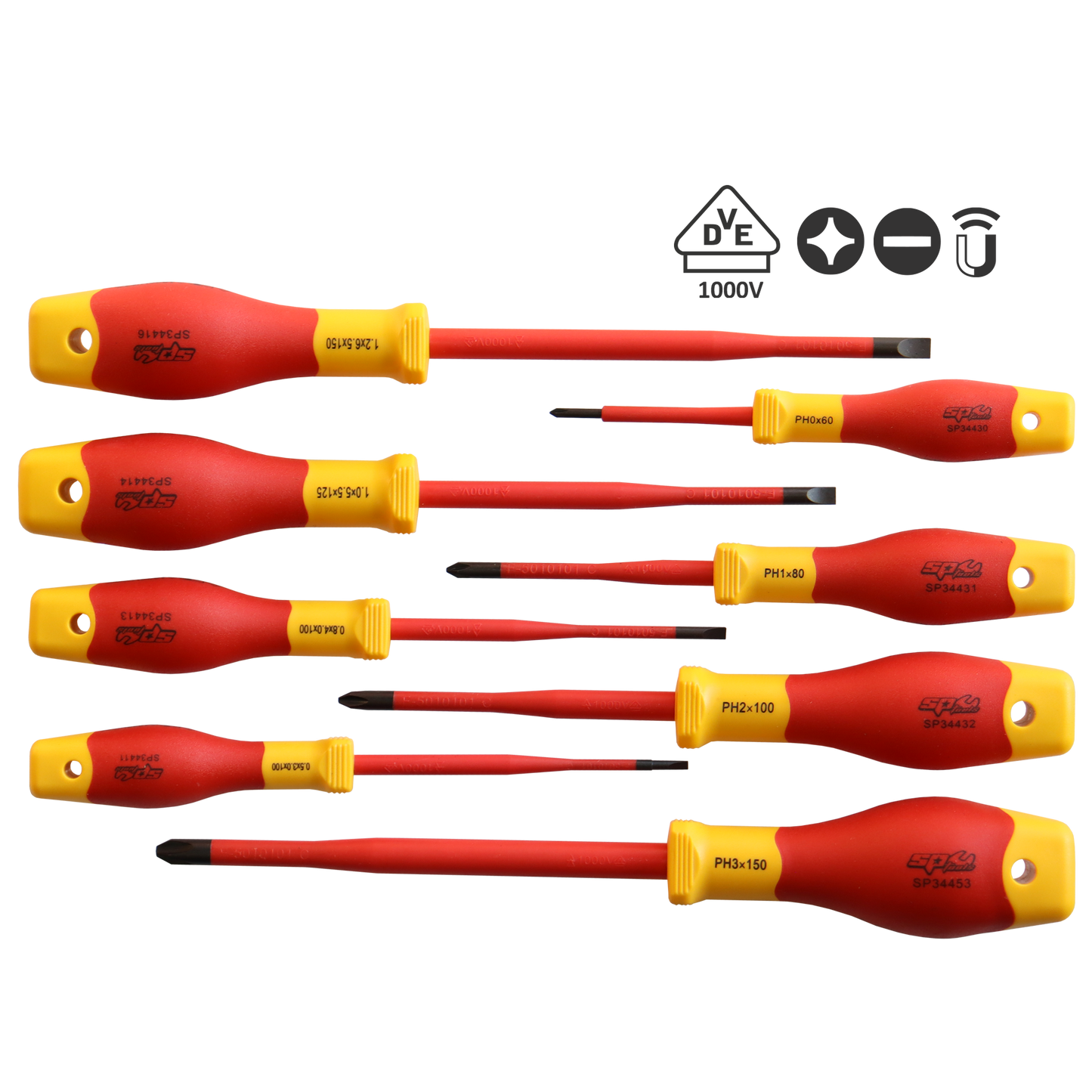 SP Tools Screwdriver Set Vde 8pc  SP34041
