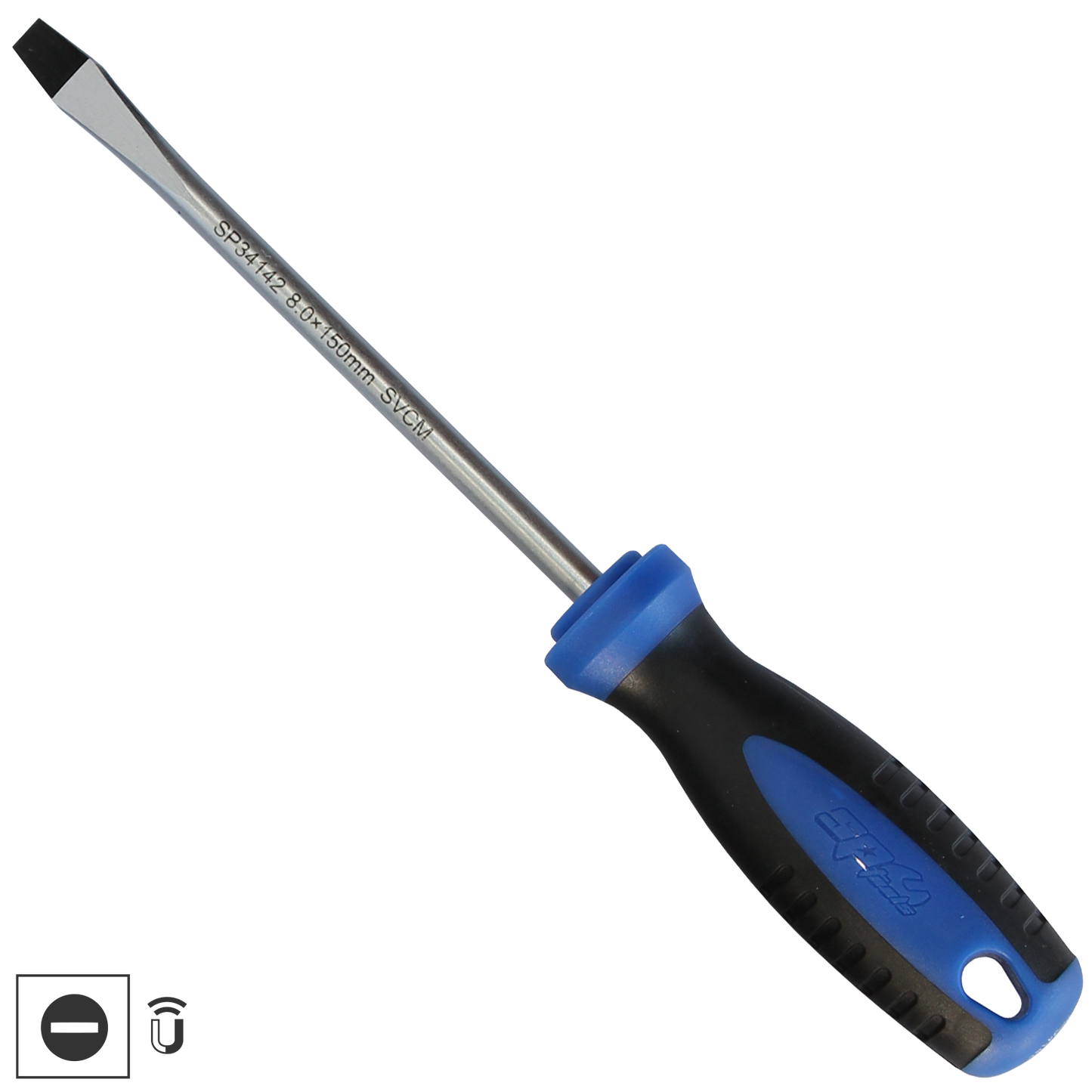 SP Tools Screwdriver Premium Hex Bolster Slotted 8.0X150 SP34142