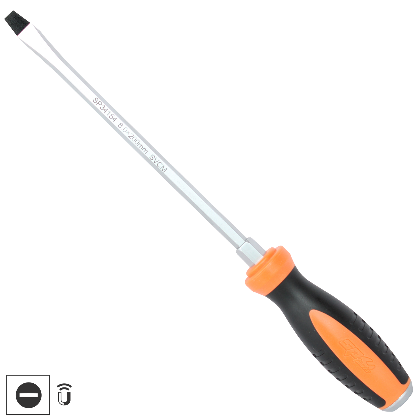 SP Tools Screwdriver Go Thru Slotted 8X200mm SP34154