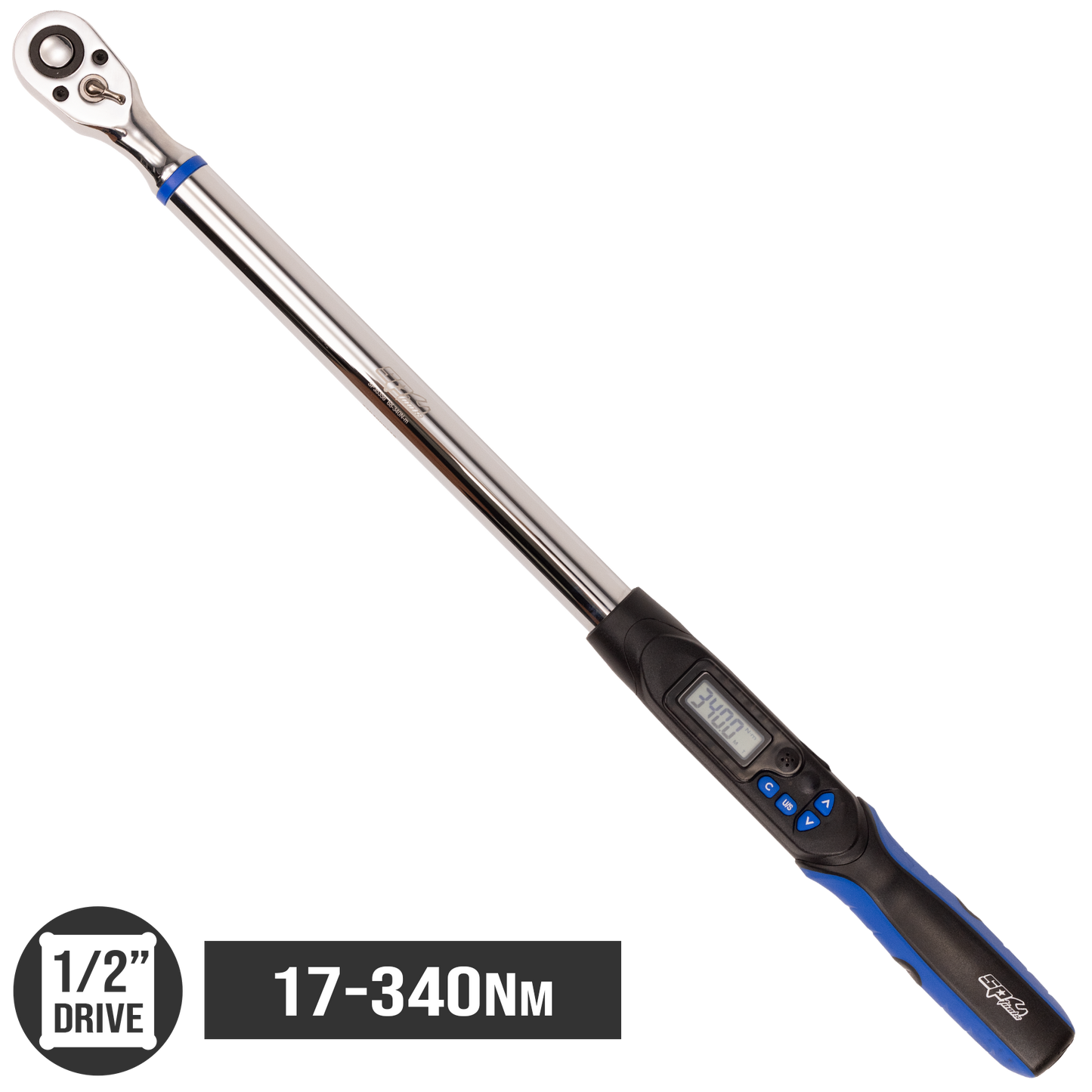 SP Tools Digital Torque Wrench 1/2in. Drive 17-340Nm SP35356