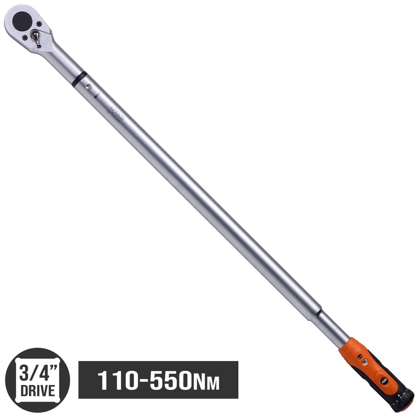SP Tools Micrometer Torque Wrench 3/4in. Drive 110-550NM 918mm Long SP35463