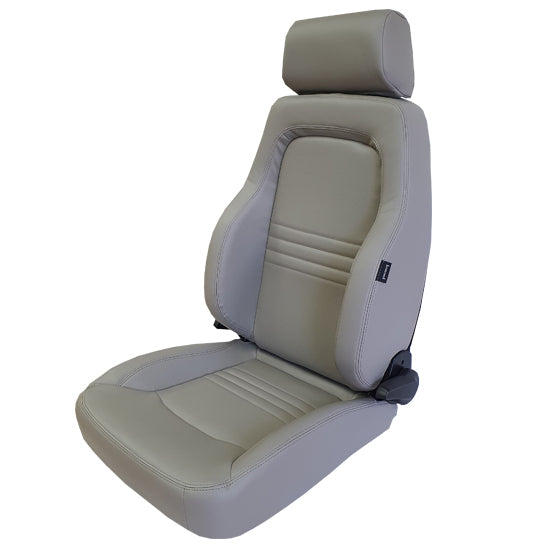 Autotecnica Adventurer 4X4 Seat PU Leather Grey Heated SP4X4H2G