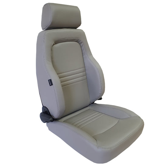 Autotecnica Adventurer 4X4 Seat PU Leather Grey Heated SP4X4H2G