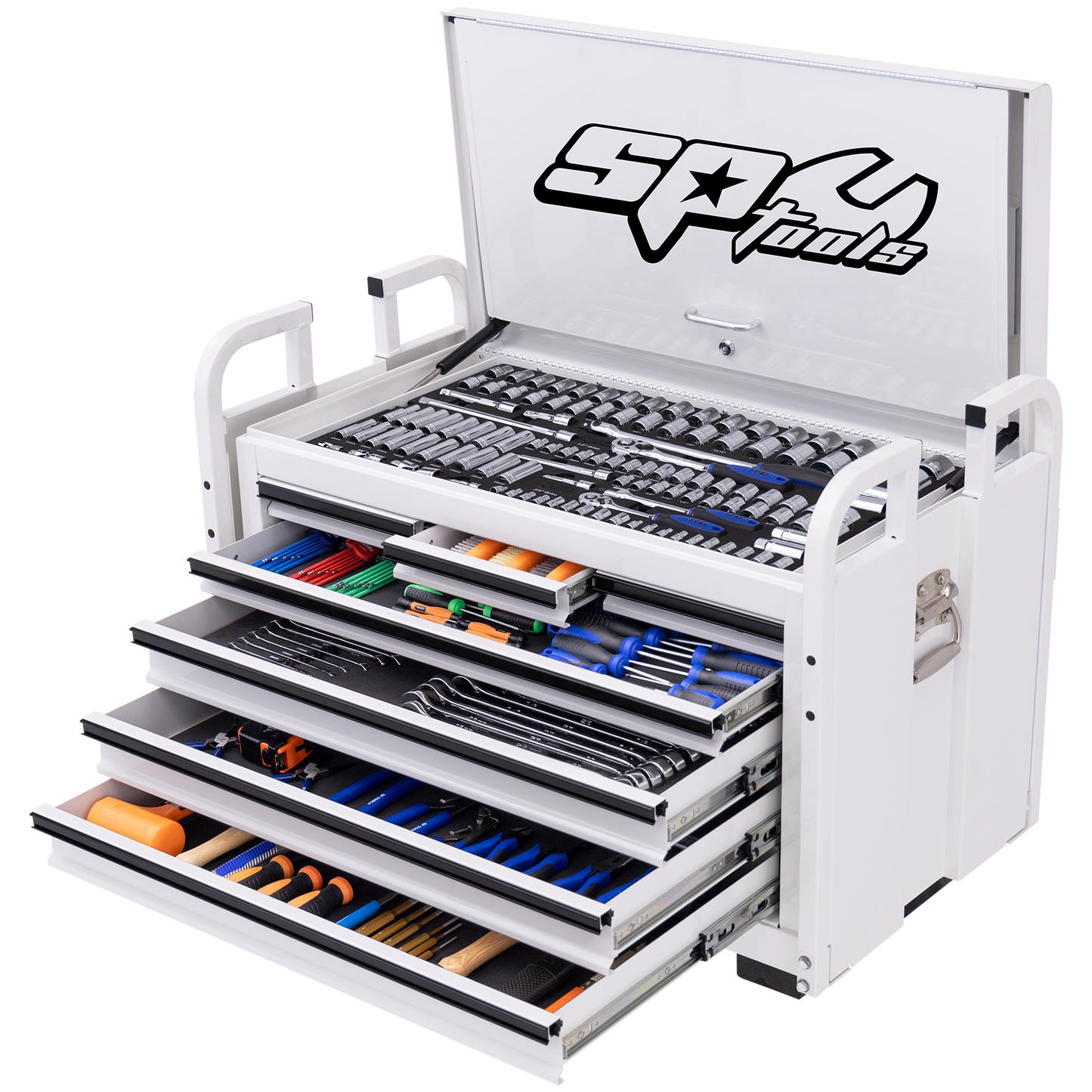 SP Tools 413Pc 7 Drawer Off Road Series Field Service Tool Kit White/Black SP50115W