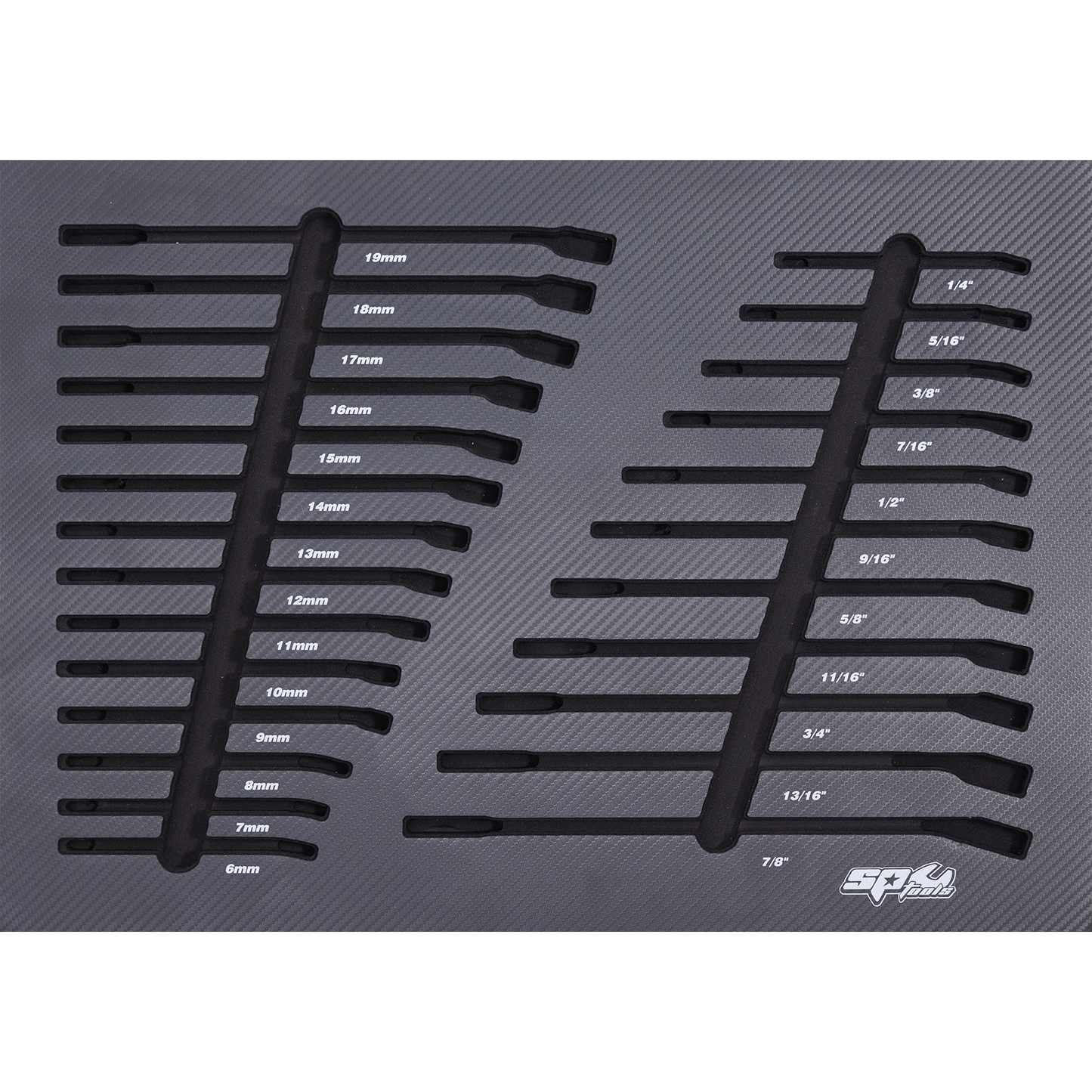 SP Tools EVA Insert Foam Suit SP50017M Metric & SAE 25Pc 560x400mm SP50917M