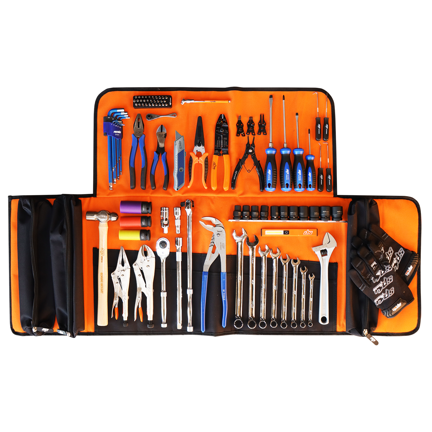 SP Tools 4x4 90Pc Tool Roll Tool Kit SP51280