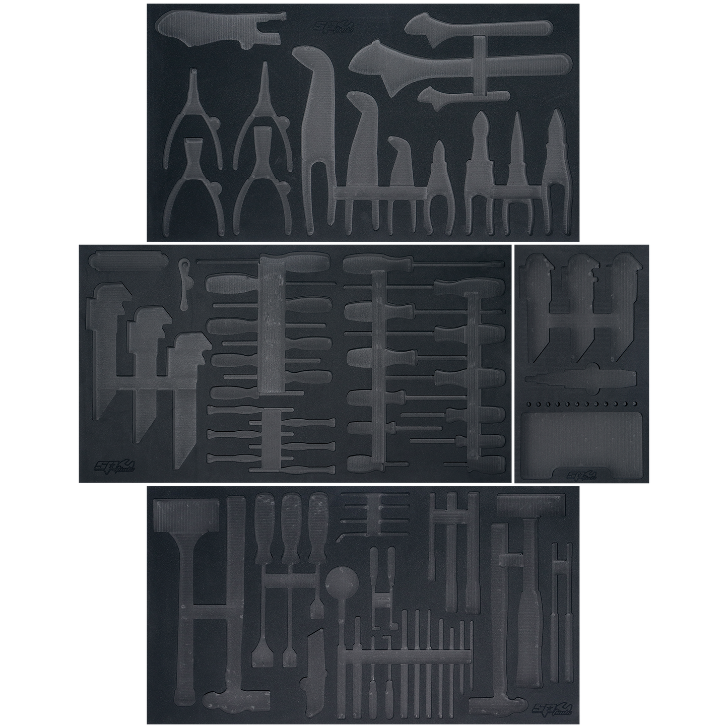 SP Tools EVA Insert Foam Tray Set Suits SP50115D 145Pc & SP55105D 107Pc SP55615D