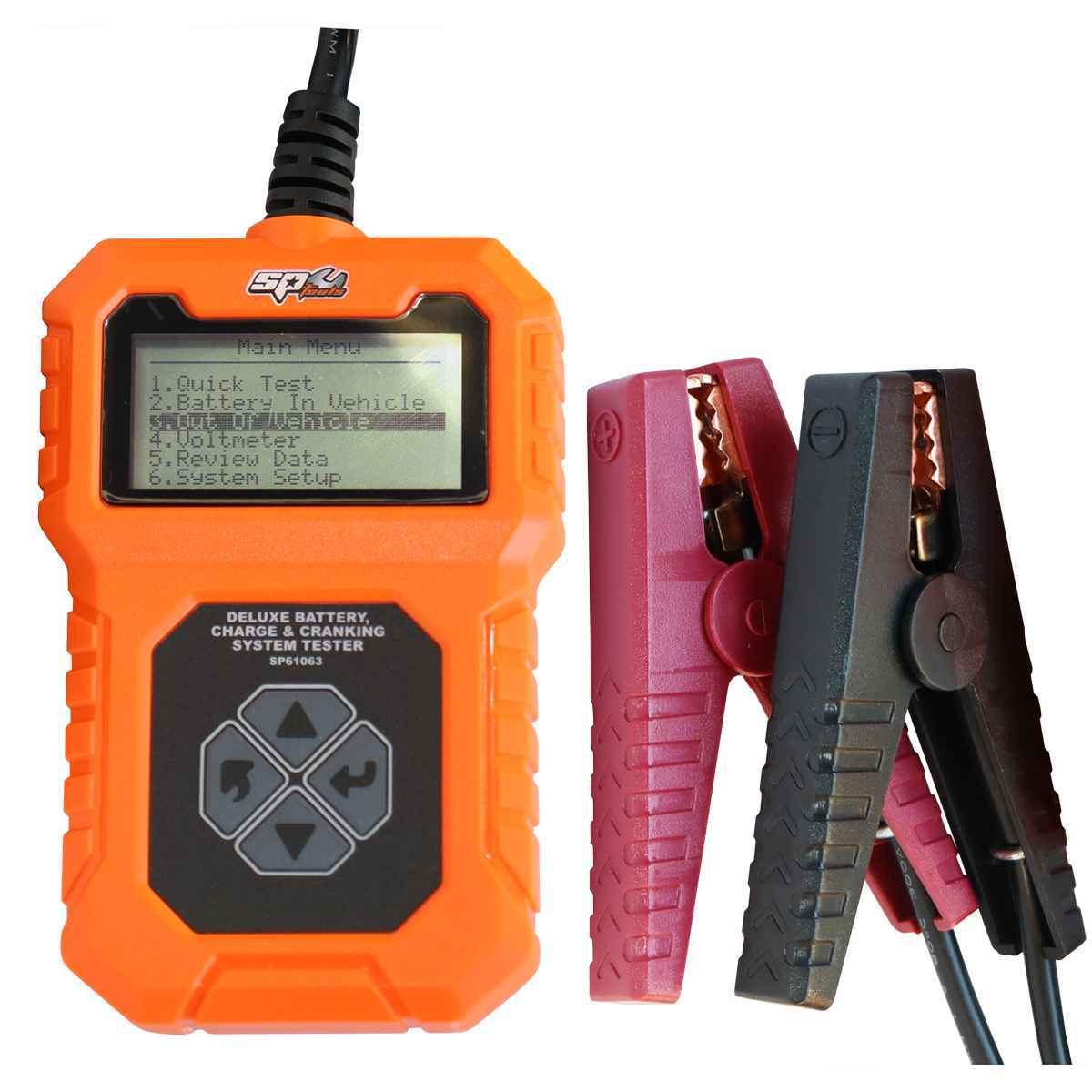 SP Tools Multifunction Deluxe Battery Analyser/Charging & Cranking System Tester SP61063