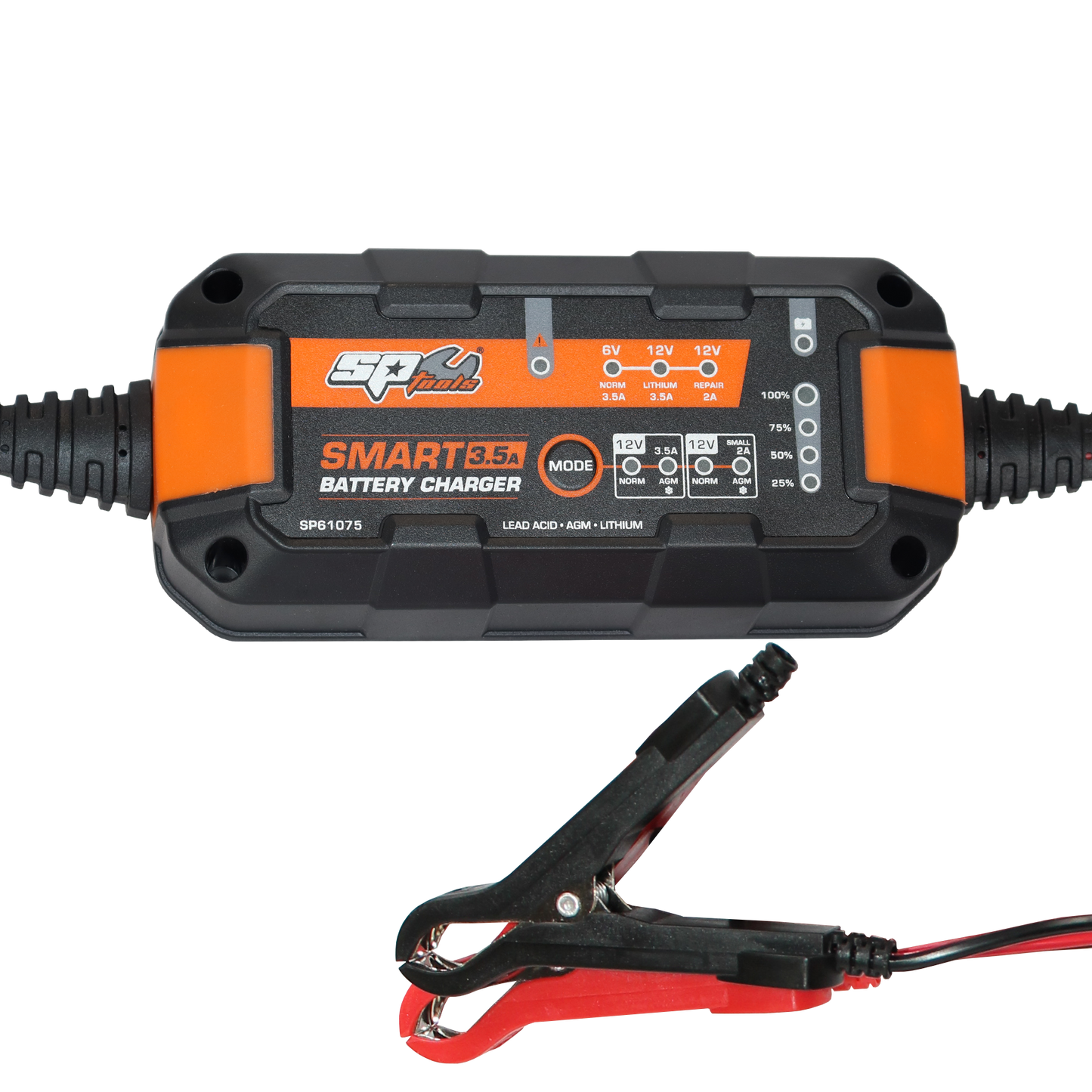 SP Tools Smart Battery Charger 8-Stage Multi-Volt 6V 12V 3.5A SP61075