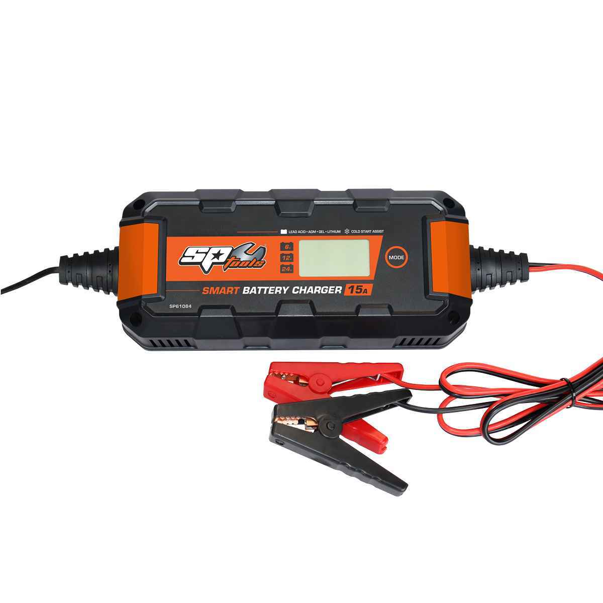 SP Tools Smart Battery Charger 8-Stage Multi-Volt 12V 24V 15A SP61084