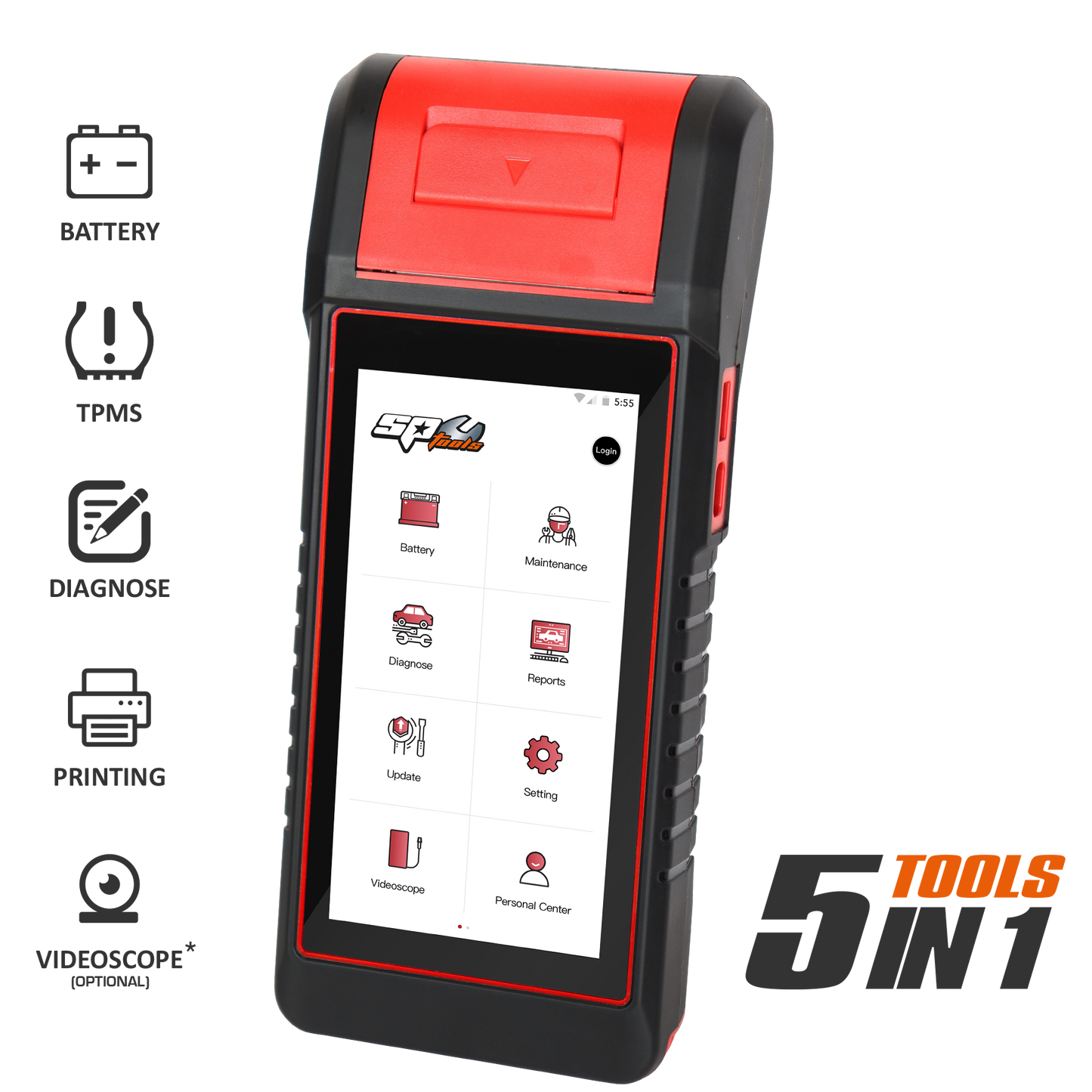 SP Tools Multi-Function Smart Tool W/Wi-Fi & Built-In Printer SP61170