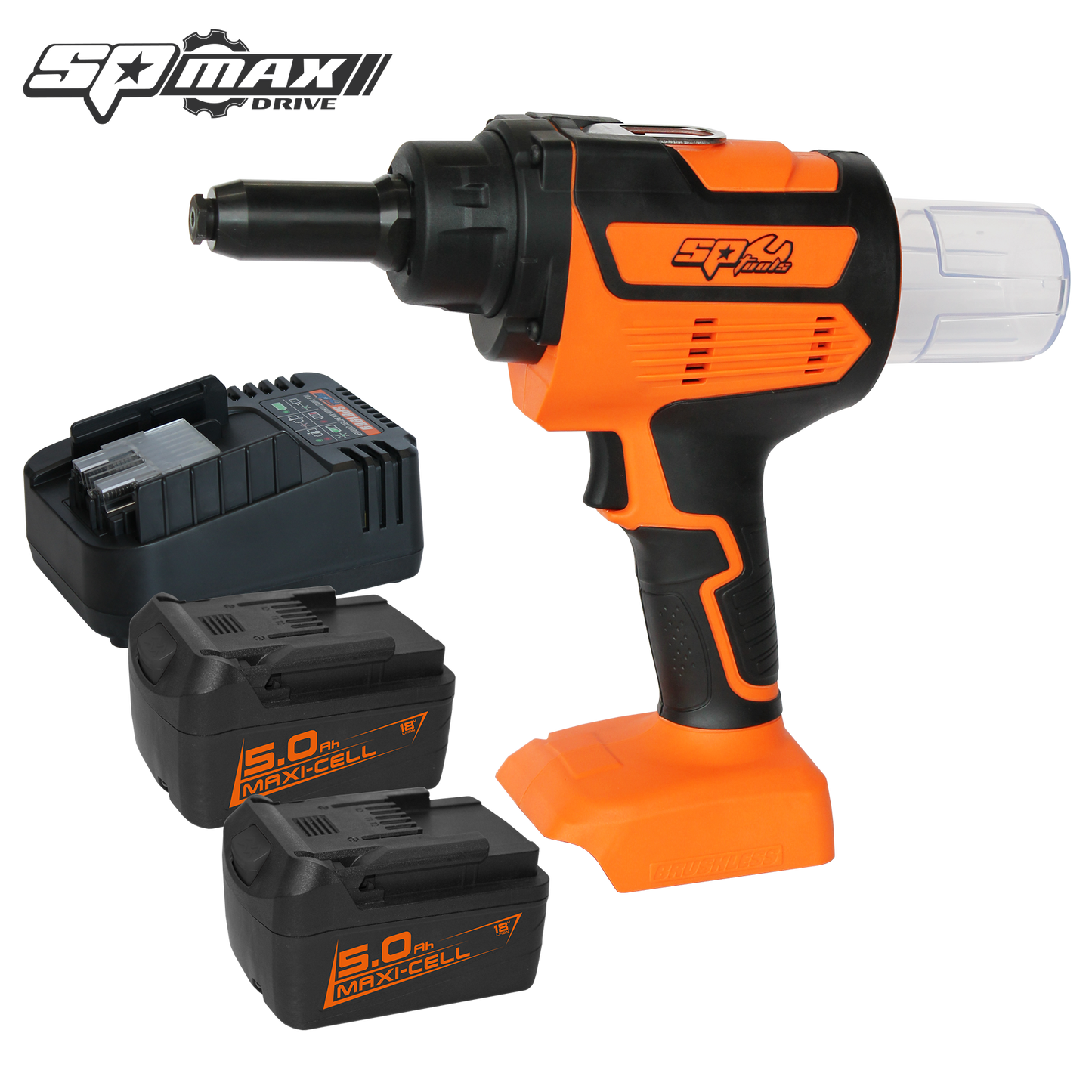 SP Tools 18V Industrial Riveter - Max Drive SP81376