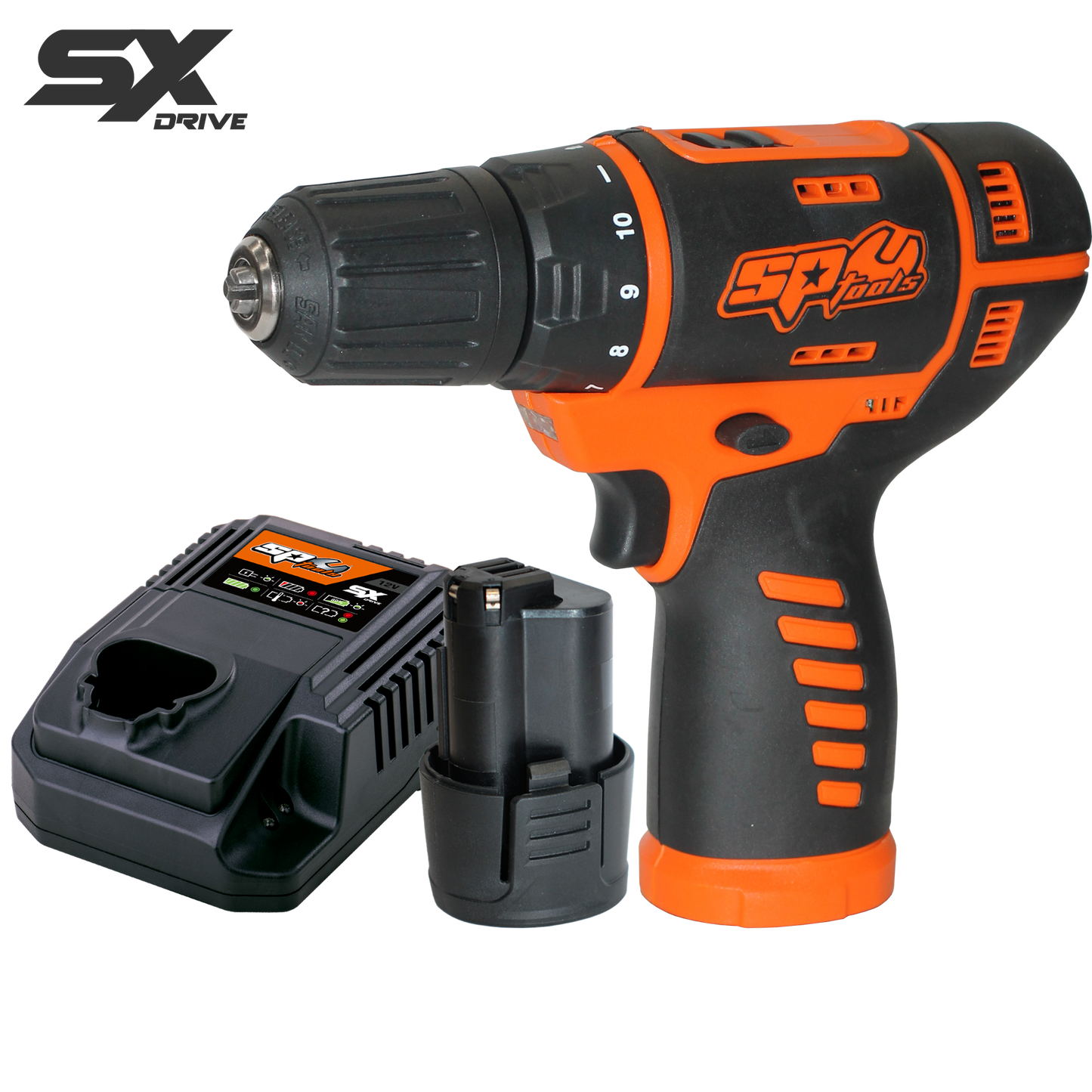 SP Tools 12V 10mm 2 SPeed Drill Driver - 2.5Ah - Sx Drive SP83213
