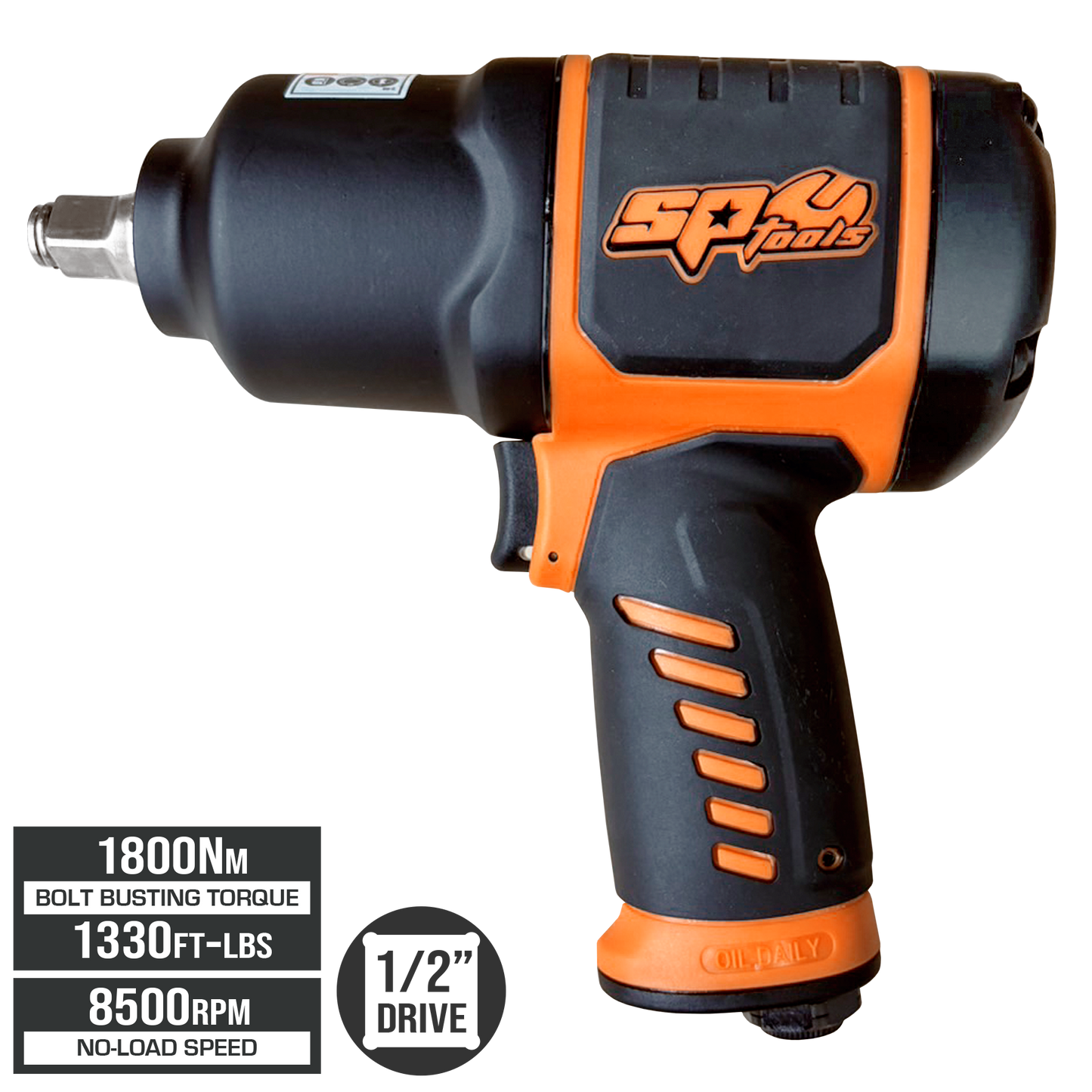 SP Tools Air Tool - Impact Wrench 1/2"Dr SP9840