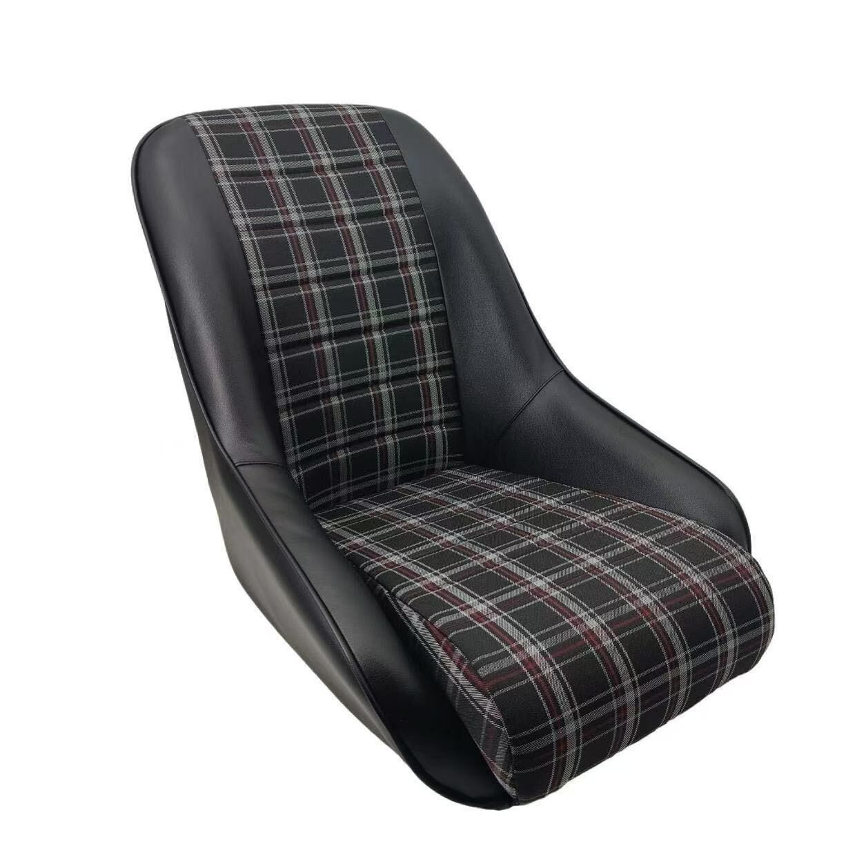 Autotecnica Sport Seat Classic Tartan PU Combination Material Low Back SS25TM