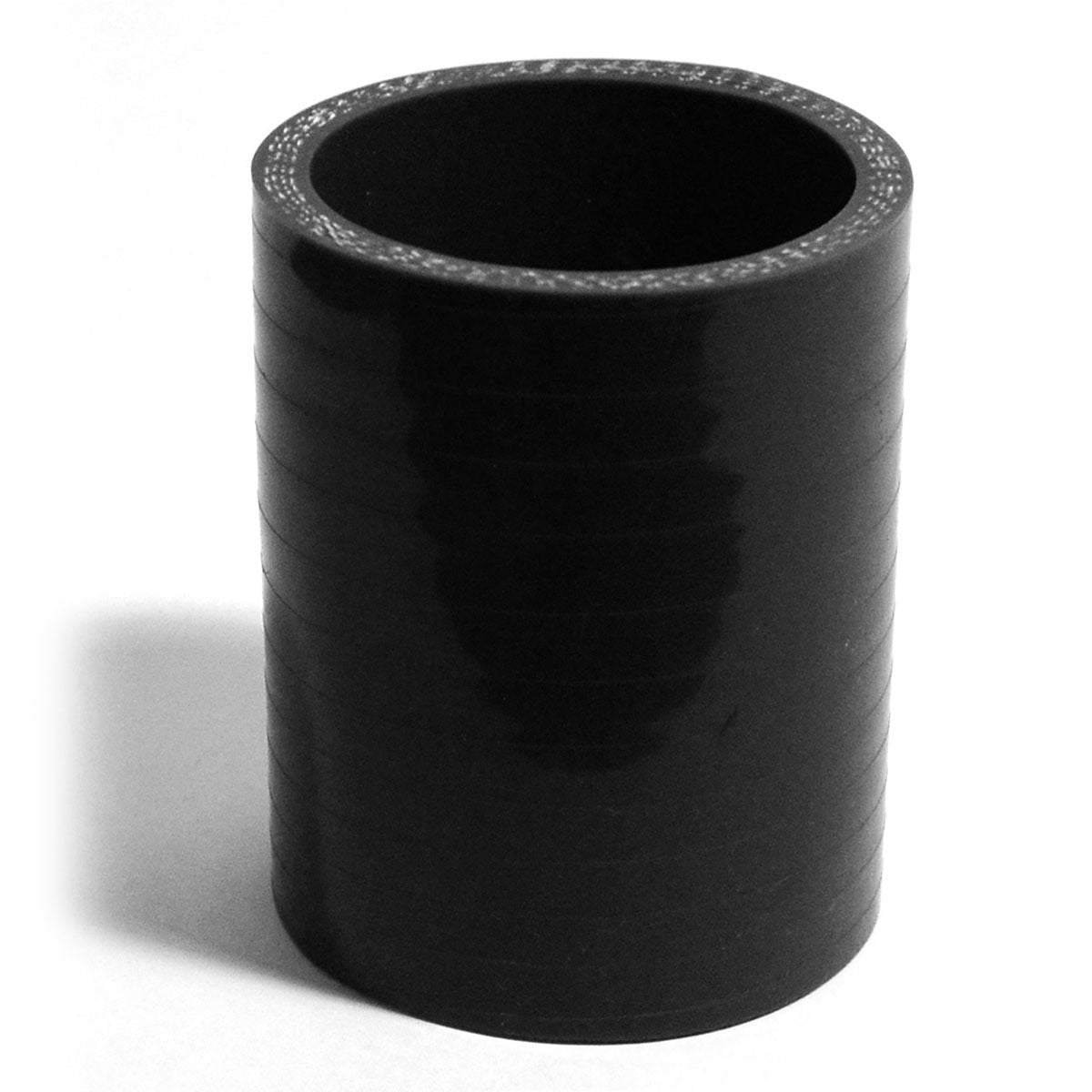 SAAS Silicone Straight Hose 57 x 57 x 76mm Black SSH575776
