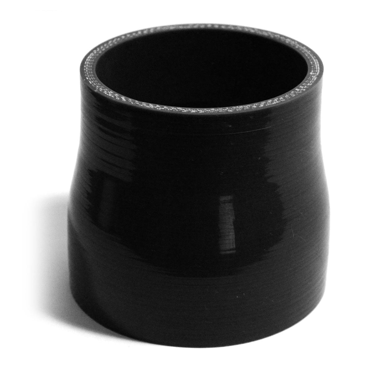 SAAS Silicone Straight Reducer 70 x 82 x 76mm Black SSH708276