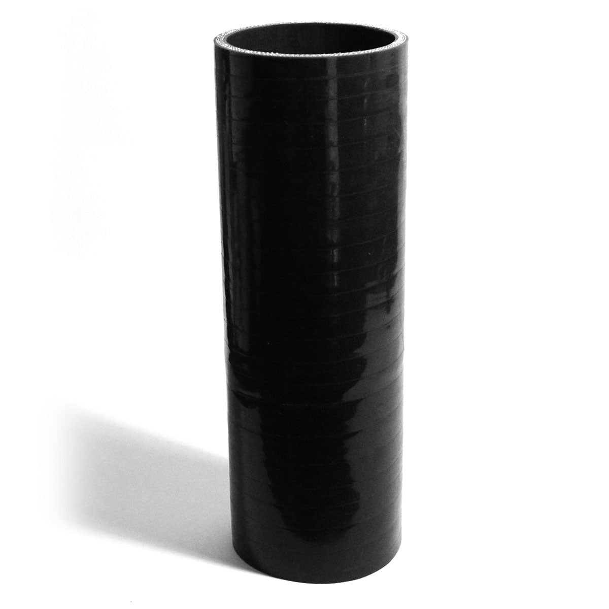 SAAS Silicone Straight Hose 76 x 76 x 254mm Black SSH7676254
