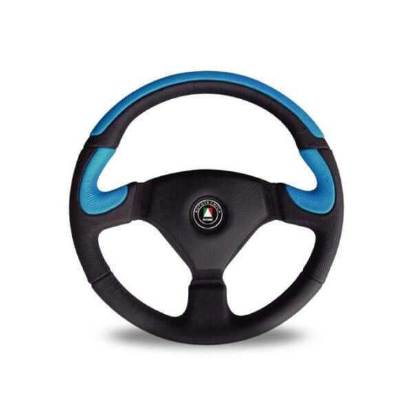 Autotecnica Racer Pro Leather Steering Wheel - Blue SW1041BL