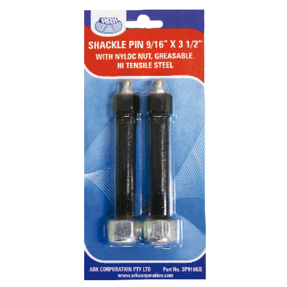 ARK Ark Shackle Pin 9/16In X 3 1/2In Greasable 186SP916GB