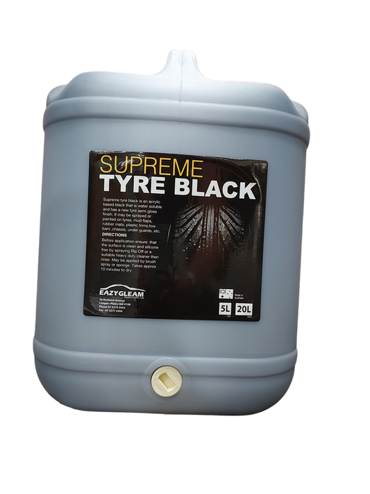 Eazygleam Products Bc 20 ltr Supreme Tyre Black SB20
