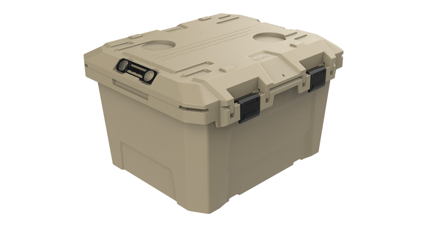 TRED Storage Box 65L - Desert Sand With Black T54SBMDSB