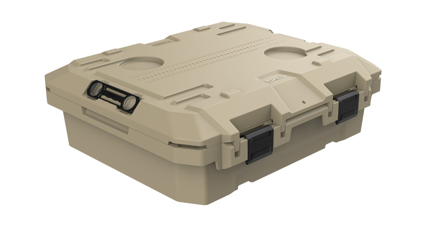 TRED Storage Box 25L - Desert Sand With Black T54SBSDSB
