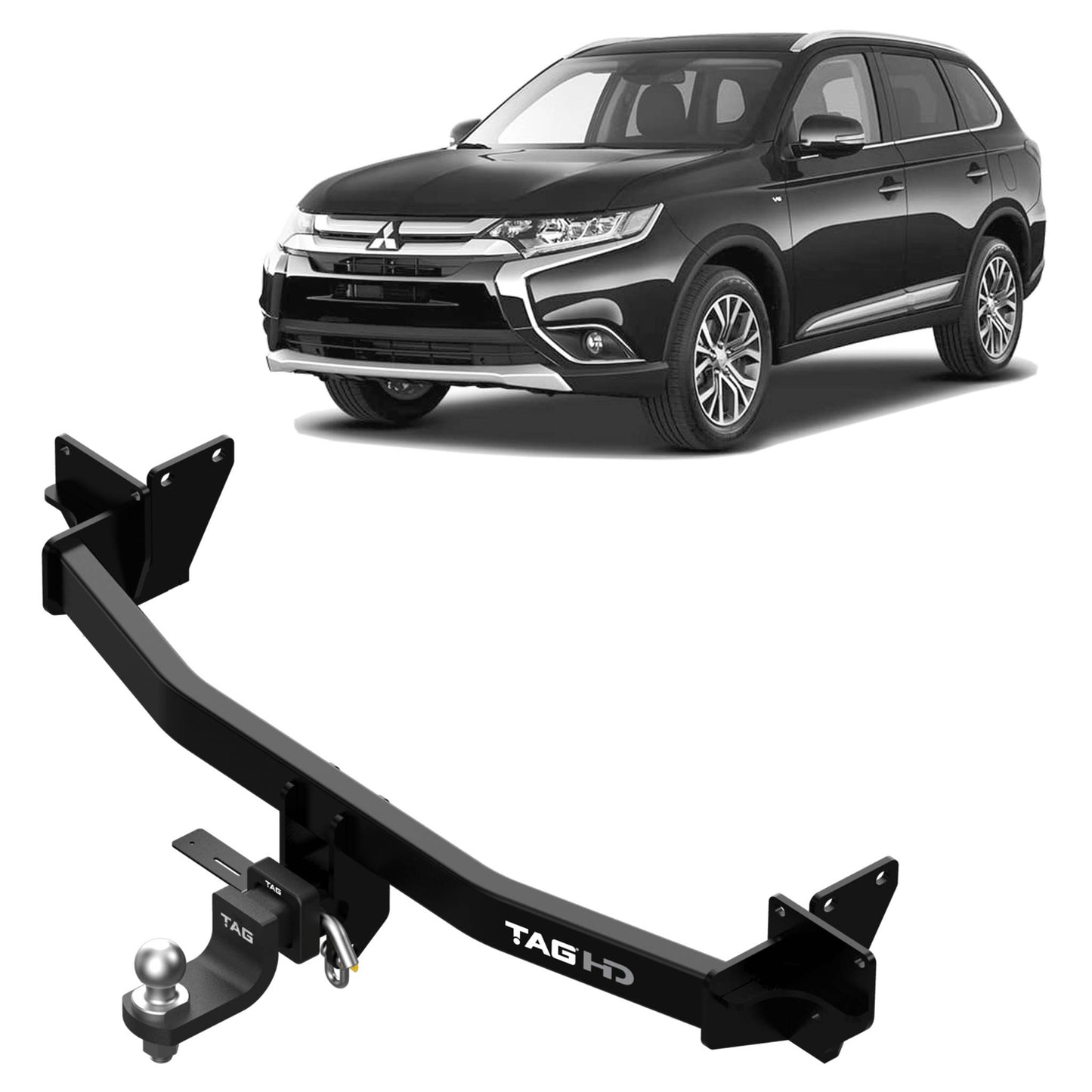 TAG Heavy Duty 3 Piece Towbar Kit Class 4 T7C761-K201