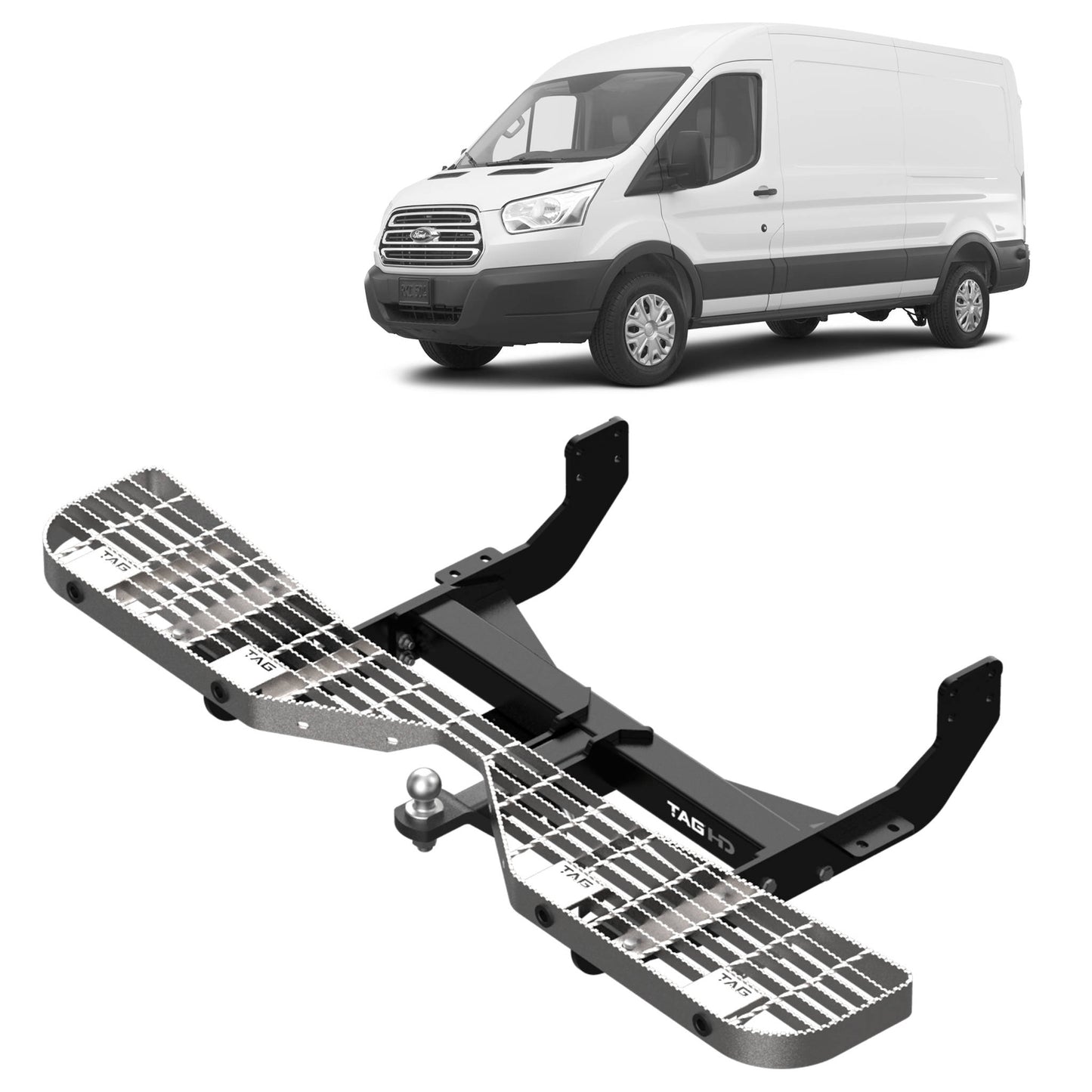 TAG Heavy Duty 3 Piece Towbar Kit Class 4 T7F781-K212