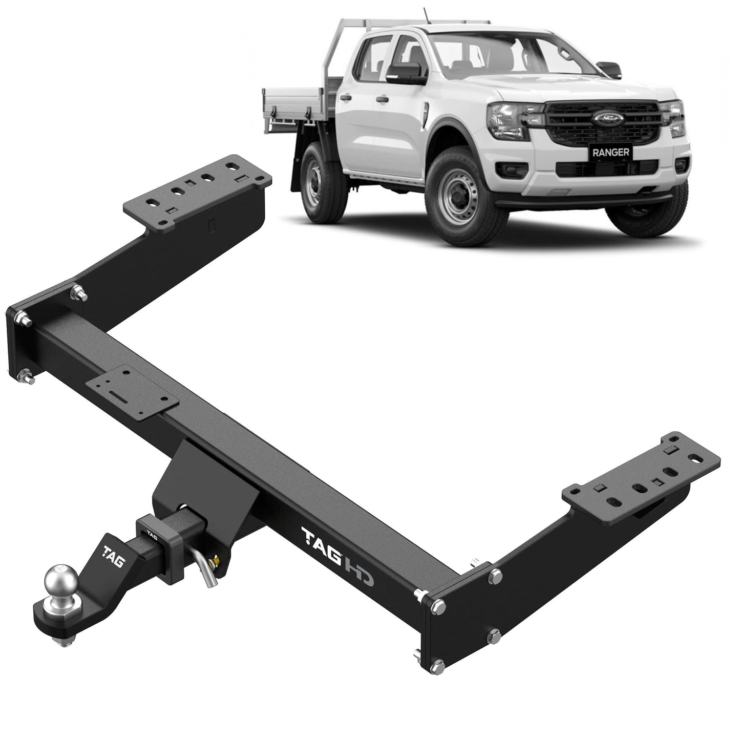 TAG Heavy Duty 3 Piece Towbar Kit Class 4 T7F840-K201