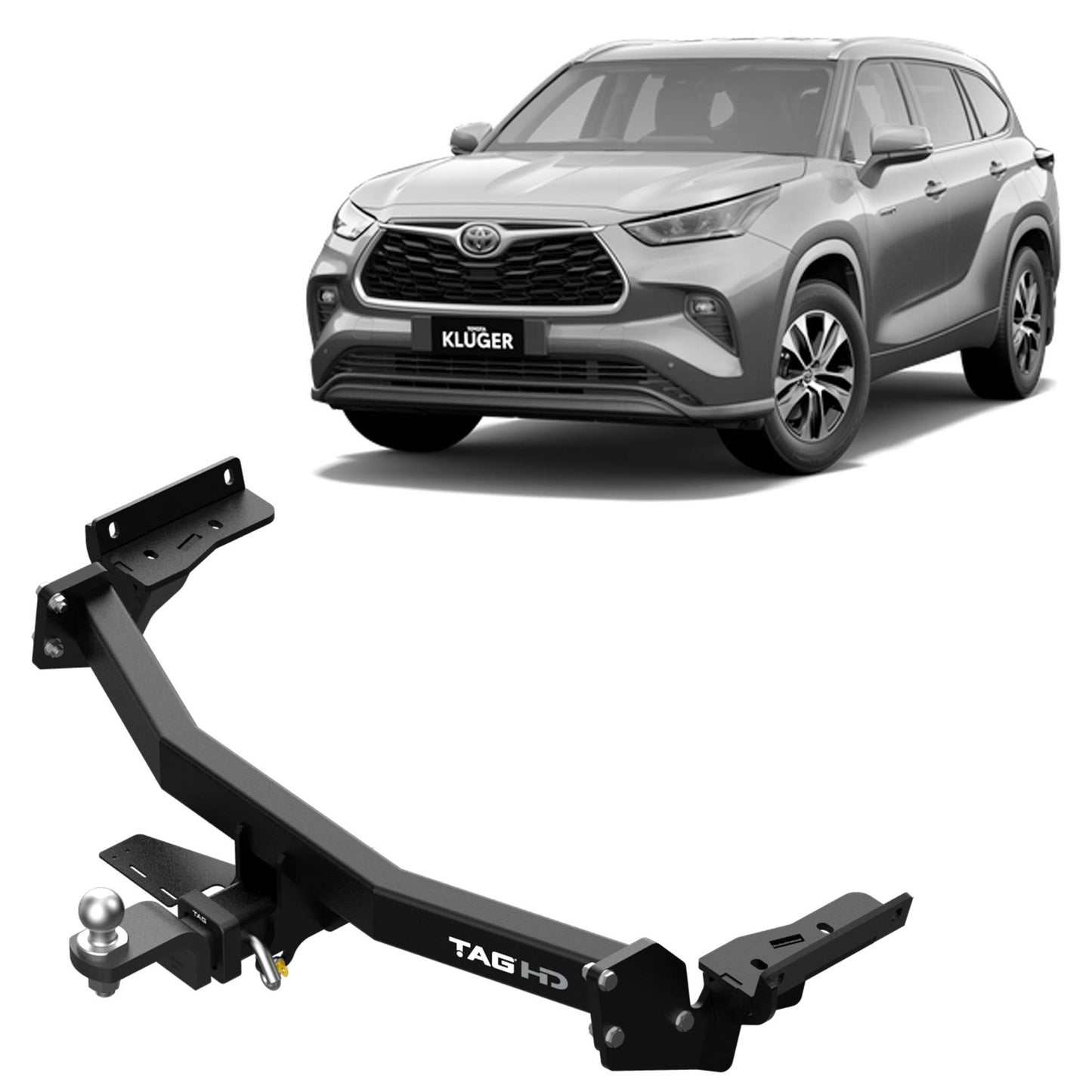 TAG Heavy Duty 3 Piece Towbar Kit Class 4 T7T809-K201