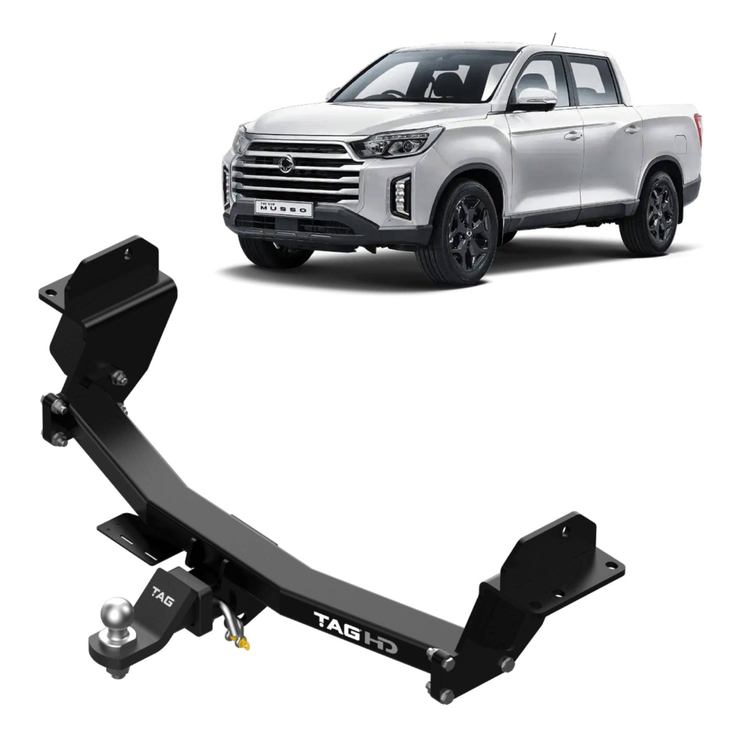TAG Heavy Duty 3 Piece Towbar Kit Class 4 T7Y869-K201