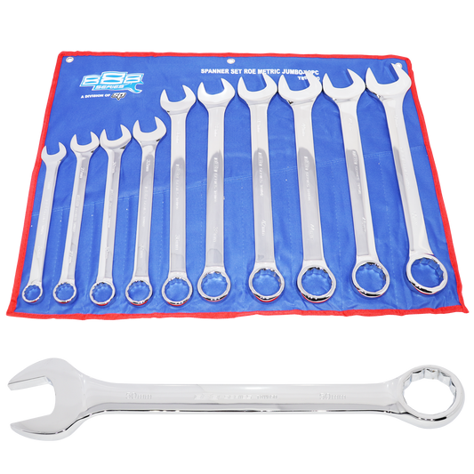 888 Tools by SP Tools Spanner Set ROE Metric Jumbo 10pc T810020
