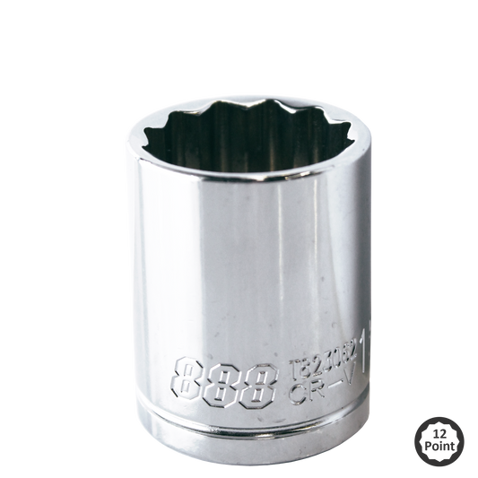 888 Tools by SP Tools Socket 1/2"Dr 12Pt SAE 3/8" T823053