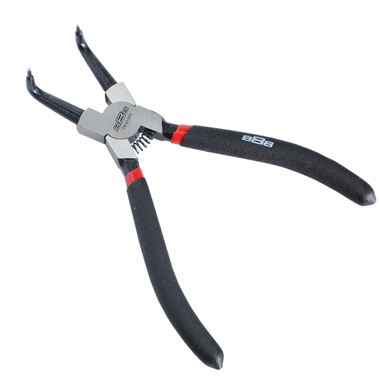 888 Tools by SP Tools Pliers Circlip Internal Bent 888 175mm T832303