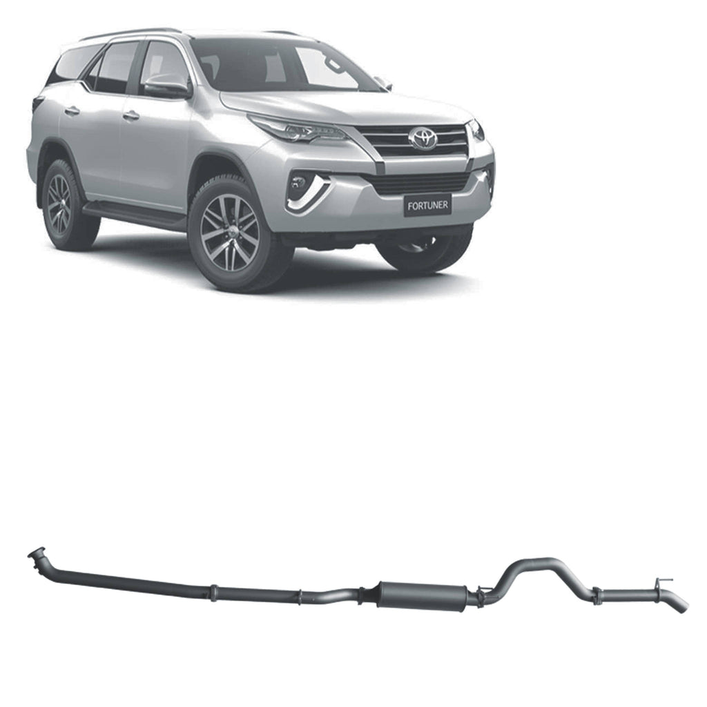 Redback Extreme Duty Exhaust 3in DPF Back (No Cat With Large Muffler) TFX49100-PM