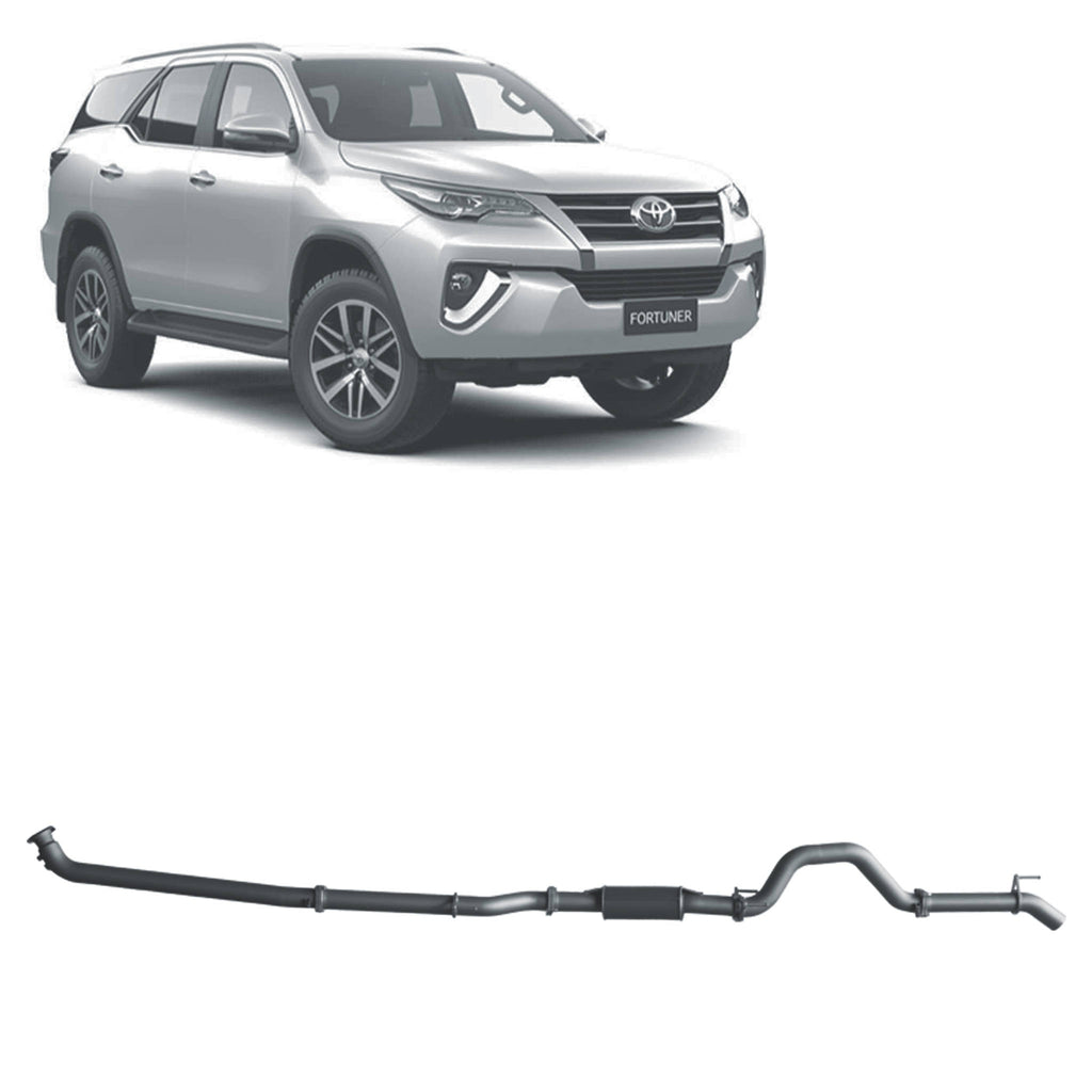Redback Extreme Duty Exhaust 3in DPF Back (No Cat With Resonator) TFX49100-PR