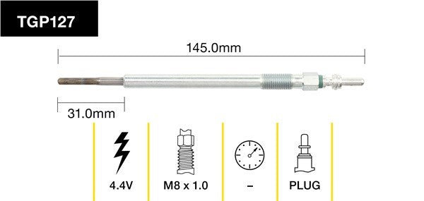 Tridon Glow Plug TGP127