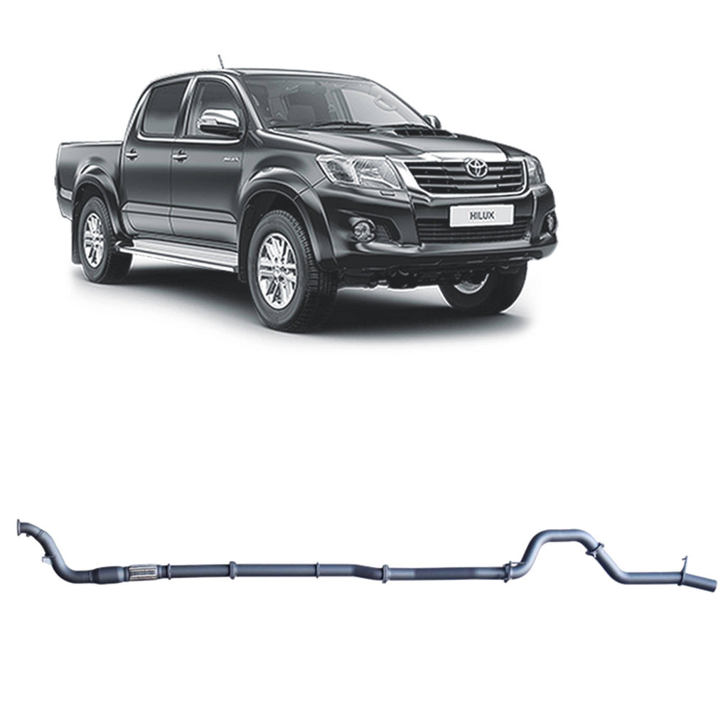 Redback Extreme Duty Exhaust 3in Turbo Back (With Cat & No Muffler/Pipe Only) THX42200-CP