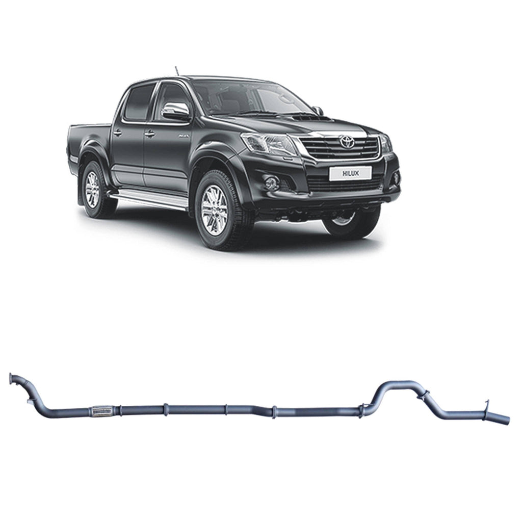 Redback Extreme Duty Exhaust 3in Turbo Back (No Cat & No Muffler/Pipe Only) THX42200-PO