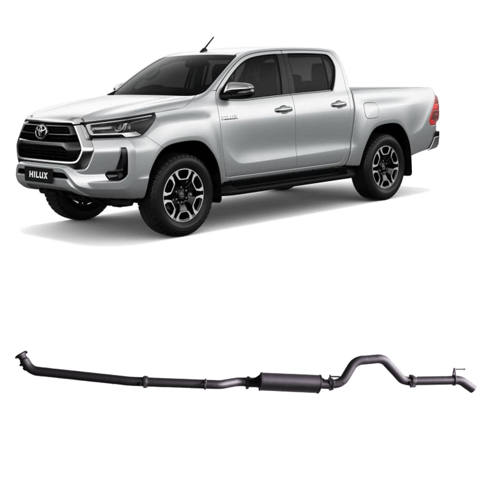 Redback Extreme Duty Exhaust 3in DPF Back (No Cat With Large Muffler) THX48900-PM