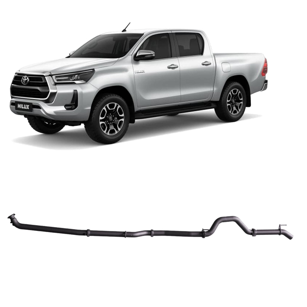 Redback Extreme Duty Exhaust 3in DPF Back (No Cat & No Muffler/Pipe Only) THX48900-PO