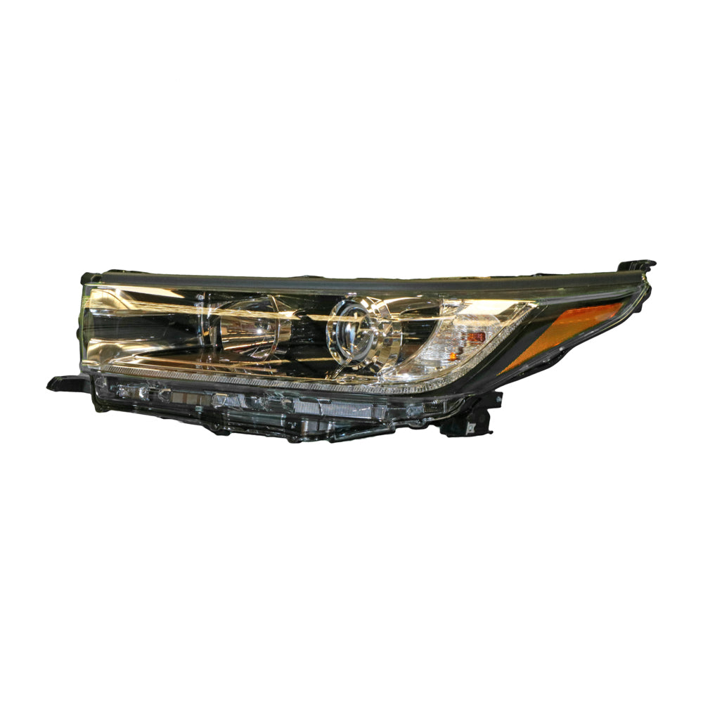 APG All Crash Halogen Head Lamp with Auto High Beam Passenger Side OEM Suits Toyota Kluger Grande GSU50R/GSU55R 2016 On TKL-21033LHG